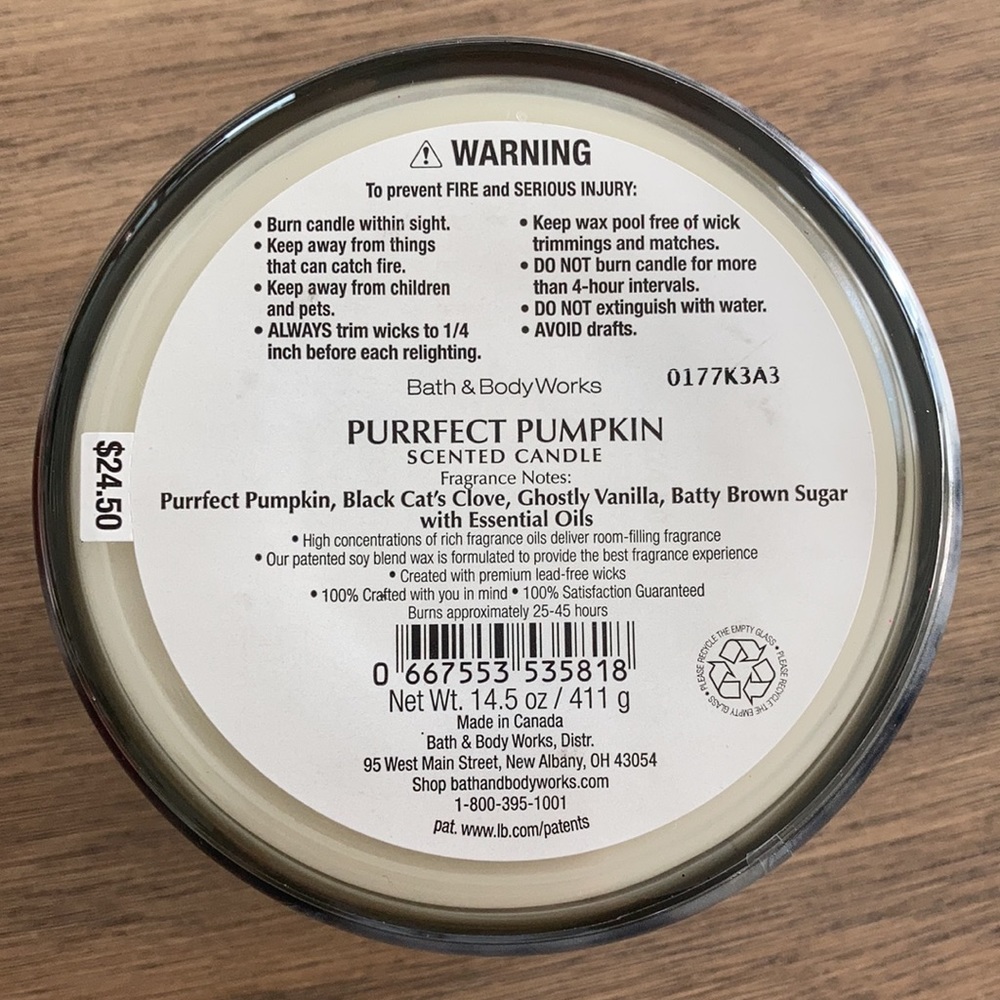 NEW Bath & Body Works Perfect Pumpkin Candle & Soap bundle - Picture 7 of 14